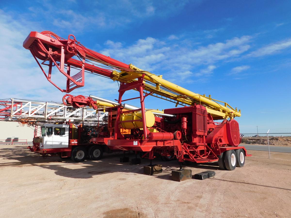 Located in YARD 1 - Midland, TX (9248) 1951 WALKER NEER C-34 CABLE TOOL RIG W/