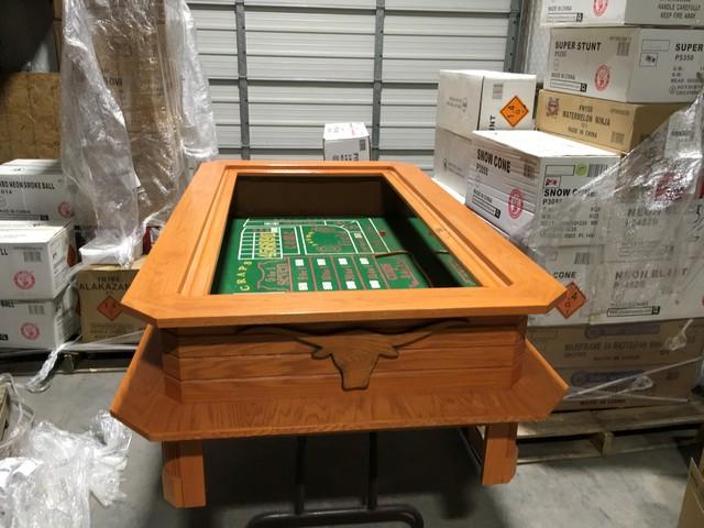 Located in Midland TX YARD1 Craps/Dice Table