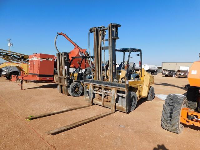 Located in YARD 1 - Midland, TX (6244) MITSUBISHI CATERPILLAR, MODEL DP70N FORKL