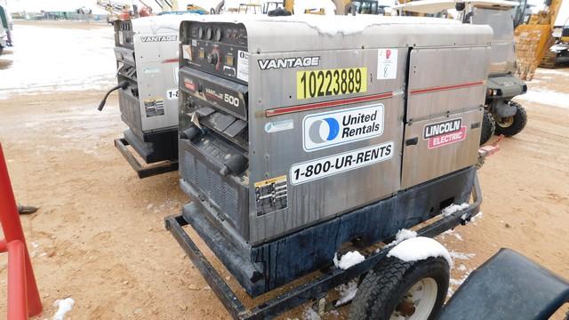 Located in YARD 1 - Midland, TX LINCOLN ELECTRIC VANTAGE 500 WELDER/ GENERATOR,