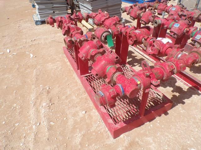 (5565) (8) SMI 2-1/16" X 15K# VALVE MANIFOLD, MTD ON 30" SKID  Located in YARD1