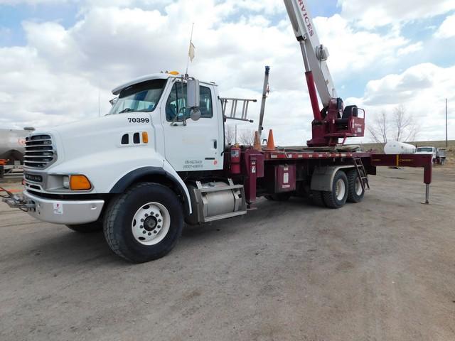 (FMB7408) 2001 STERLING T/A DAY CAB 22 TON CRANE TRUCK, VIN-2FZHAWAK41AG78409, P