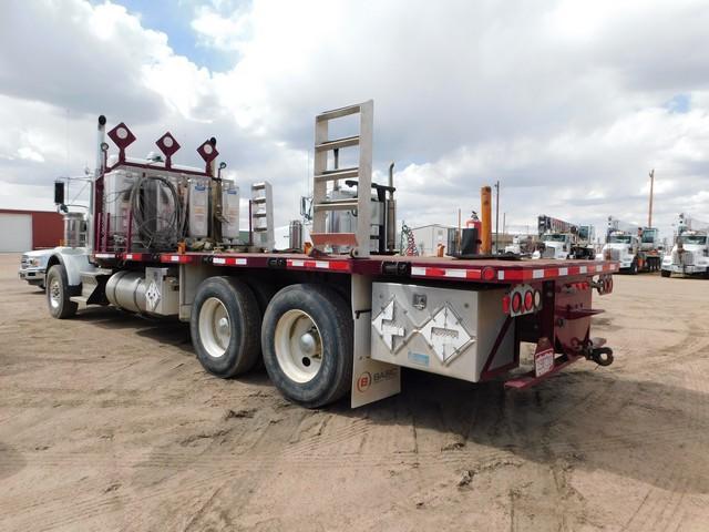 (FMB7416) 2012 KENWORTH T8 T/A DAY CAB STAKE BED TRUCK, VIN- 3BKDL40X5CF305180,