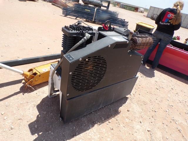 (5322) VANAIR AIR NARC250 GAS POWERED AIR COMPRESSOR PRO 23 HP GAS ENG, FLOOR JA