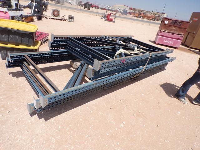 (5321) LOT OF PALLET RACK SHELVING  Located in YARD1 Midland, TX