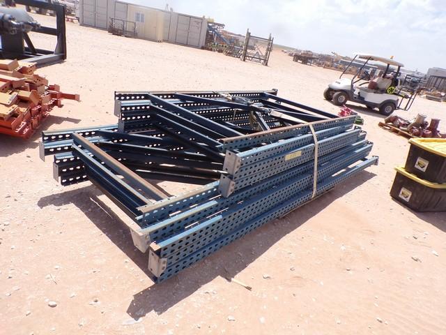 (5321) LOT OF PALLET RACK SHELVING  Located in YARD1 Midland, TX