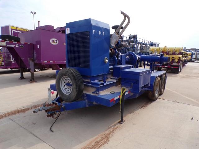 Located in YARD 2 Odessa, TX (FPS-039) SHOPBUILT T/A WATER BOOSTER TRAILER, W/ M