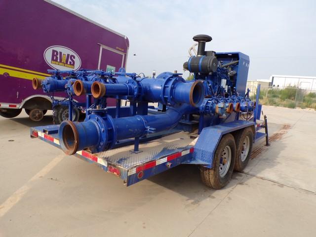 Located in YARD 2 Odessa, TX (FPS-039) SHOPBUILT T/A WATER BOOSTER TRAILER, W/ M