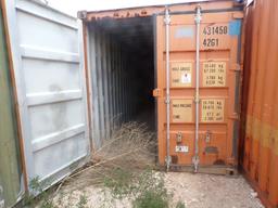 Located in YARD 3 Hobbs, NM (C-2) (1998) CONVEY SHIPPING CONTAINER, 8' X 8' X 40