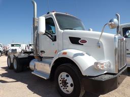 2015 PETERBILT 567 T/A DAY CAB, 220” WB, VIN#1XPCD79X2FD278022 P/B CUMMINS ISX12