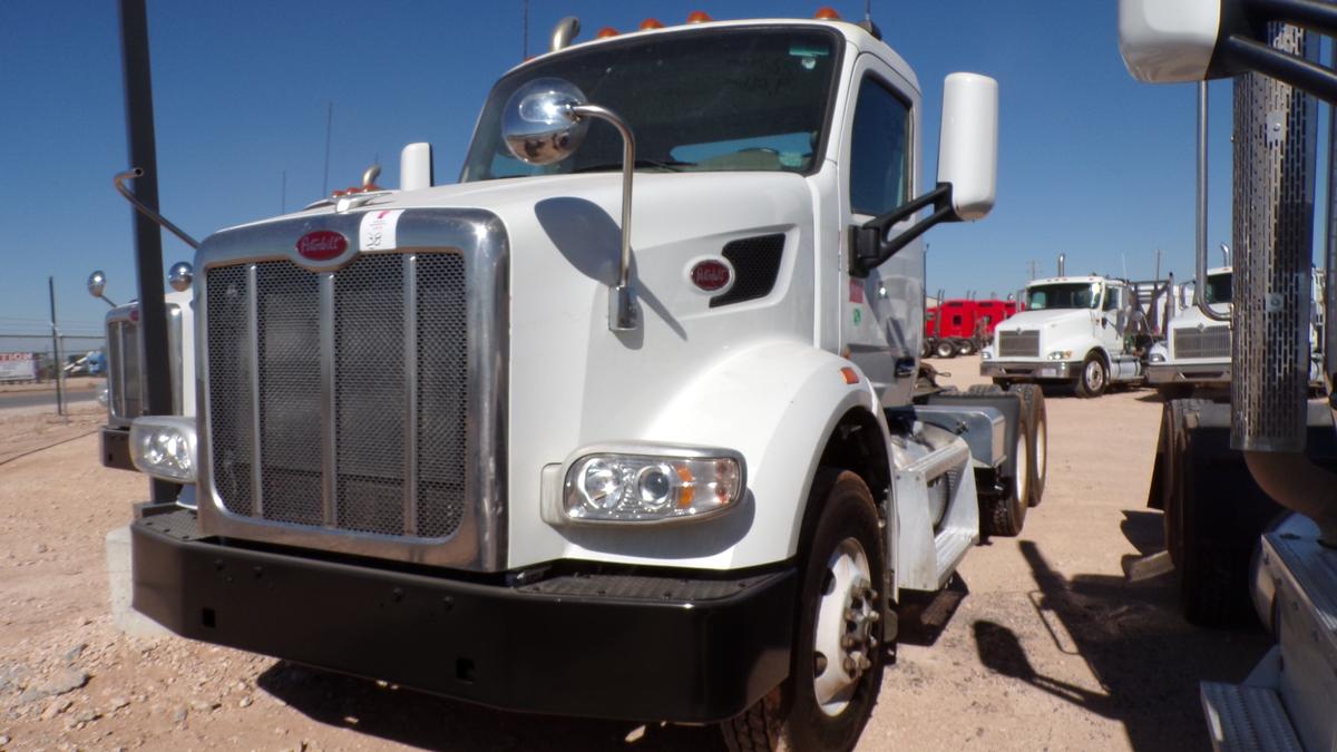 2015 PETERBILT 567 T/A DAY CAB, 220” WB, VIN#1XPCD79X2FD277999 P/B CUMMINS ISX12