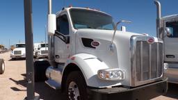 2015 PETERBILT 567 T/A DAY CAB, 220” WB, VIN#1XPCD79X2FD277999 P/B CUMMINS ISX12