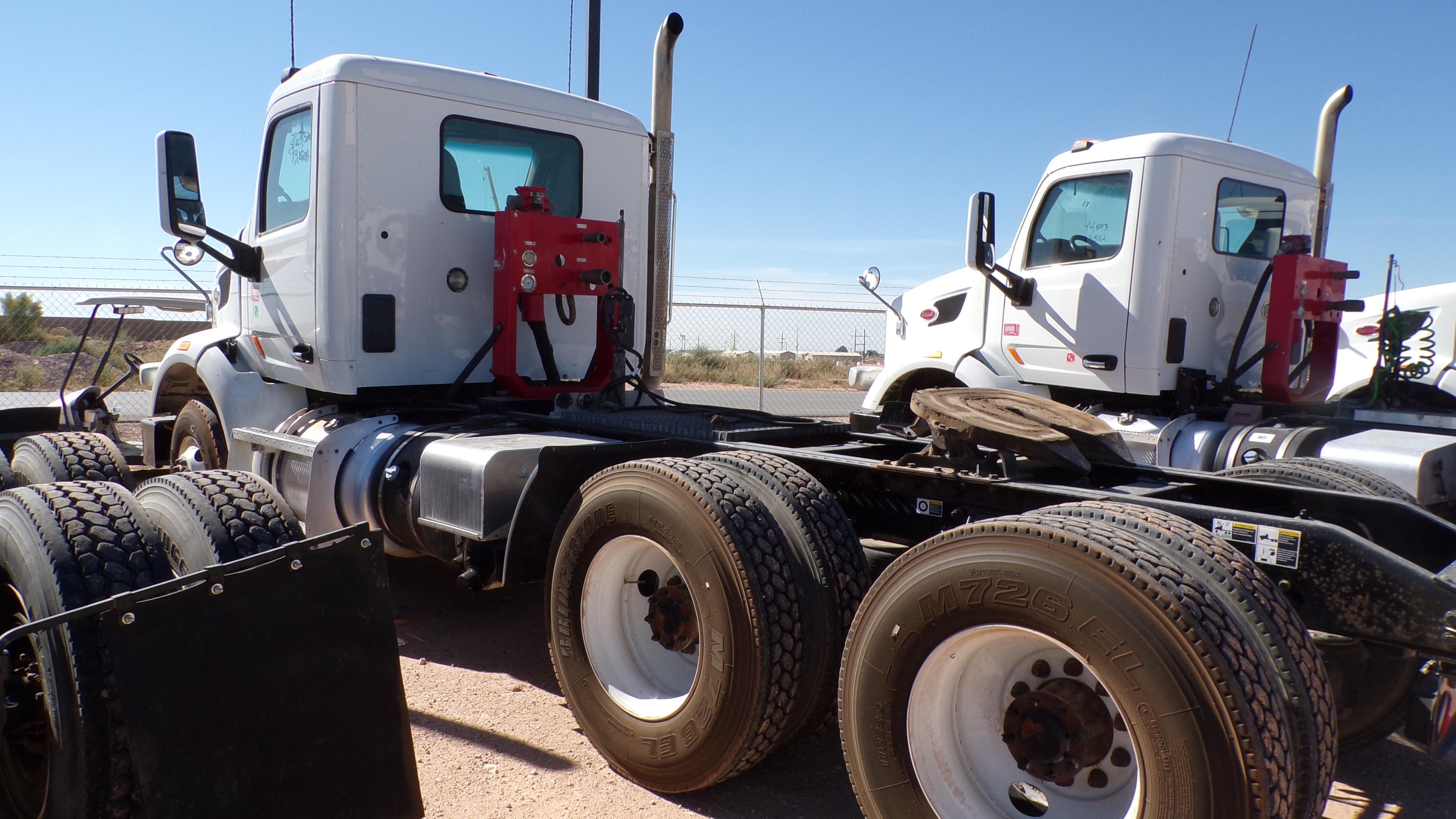 2015 PETERBILT 567 T/A DAY CAB, 220” WB, VIN#1XPCD79X2FD277999 P/B CUMMINS ISX12