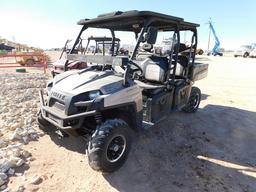 2012 POLARIS RANGER CREW 800 EFI LIMITED 4X4 UTV, VIN- 4XAWH7EA1CE290065, P/B 80