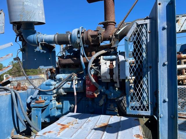 (FUF-392) 1991 DIAMOND C. T/A 15' BOOST PUMP, TRAILER W/TEXAS RIG EQU PUMP , LT2