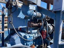 (FUF-392) 1991 DIAMOND C. T/A 15' BOOST PUMP, TRAILER W/TEXAS RIG EQU PUMP , LT2