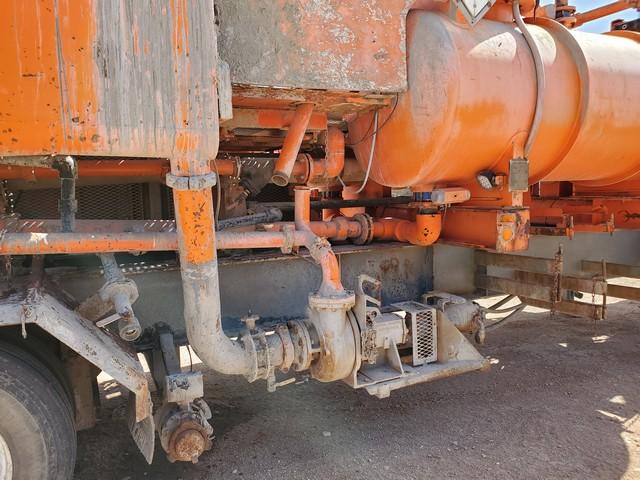 TRAILER MTD CEMENTING UNIT W/WESTERN ROUGH RIDER 500 TRIPLEX PUMP P/B DETROIT SE