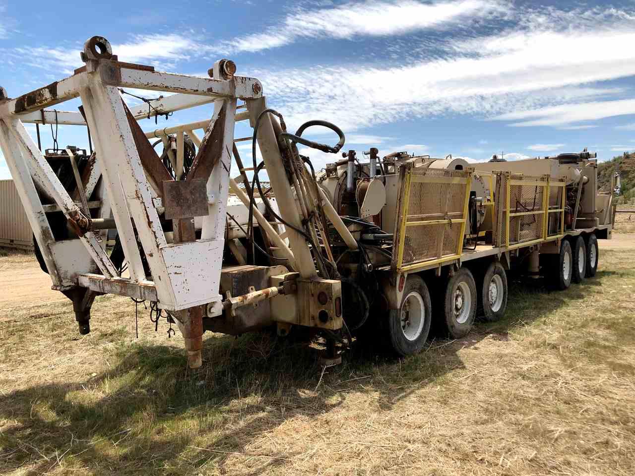 IDECO H-44 1000 HP DRILLING RIG MTD ON 6-AXLE RAMBLER CARRIER W/ IDECO H44 DRAWW