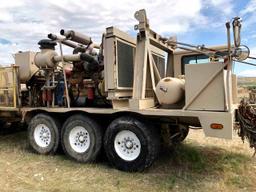 IDECO H-44 1000 HP DRILLING RIG MTD ON 6-AXLE RAMBLER CARRIER W/ IDECO H44 DRAWW