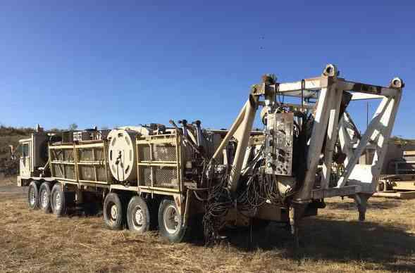 IDECO H-44 1000 HP DRILLING RIG MTD ON 6-AXLE RAMBLER CARRIER W/ IDECO H44 DRAWW