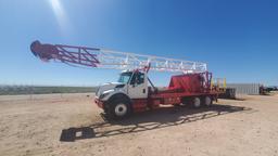 (X) 2008 HUBBARD SWAB, S# 5141, W/ 38X8 DRUM, 42' SGL SHEAVE HYD. RAISED MAST, M