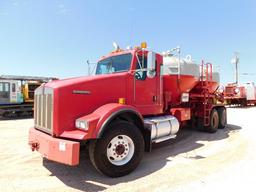 (X) 2008 KENWORTH T800 T/A BULK CEMENT TRUCK, VIN: 1NKDLU0X19J255372, P/B: CAT C