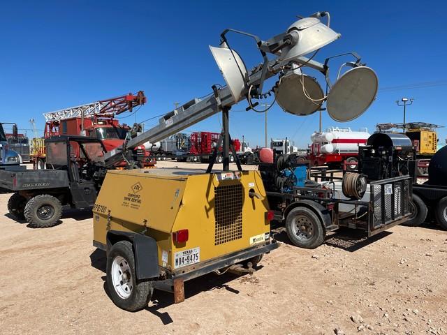 (8549) WARREN POWER SYSTEMS S/A LIGHT TOWER GENERATOR W/ 6 KW ELEC. GENERATOR P/