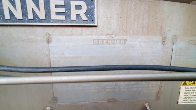 (X) 2012 BRENNER 4,700 GAL ALUMINUM VAC-PUP TRAILER, VIN: 10BEB4221CF0C5853, 11R