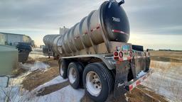 (X) 2000 BRENNER 3-AXLE ALUMINUM CRUDE TRANSPORT TRAILER, 8,200 GAL, VIN: 10BAB8