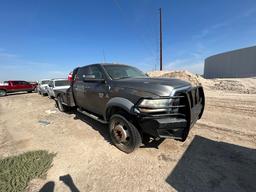 (X) 2011 DODGE RAM 5500 HD FLAT BED CREW CAB 4X4 PICKUP, VIN: 3D6WU7CL1BG527471,