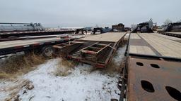 (X) 2009 TARNEL 3-AXLE 25' W/ 5' DOVE TAIL & RAMPS GN TRAILER, VIN: 5PYAT1720810