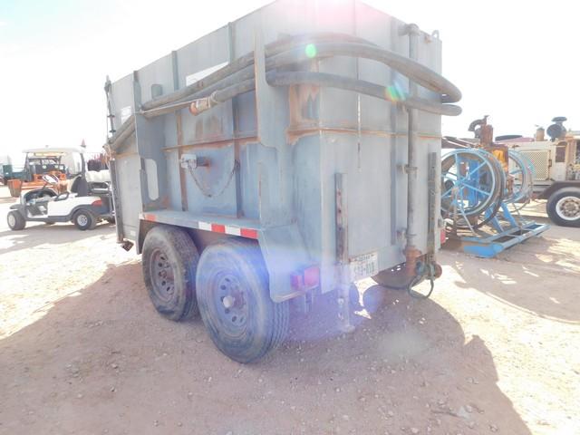 (X) 2007 SHOPBUILT 50 BBL T/A, BUMPER PULLED STORAGE TANK, RED LION GAS POWERED