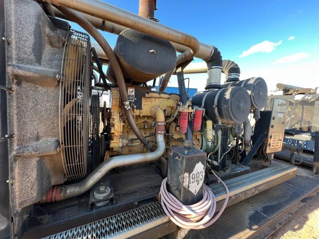 (6143) SULLAIR 900 XHH / 1150XH COMPRESSOR P/B CAT C-15 DIESEL ENGINE, SKIDDED