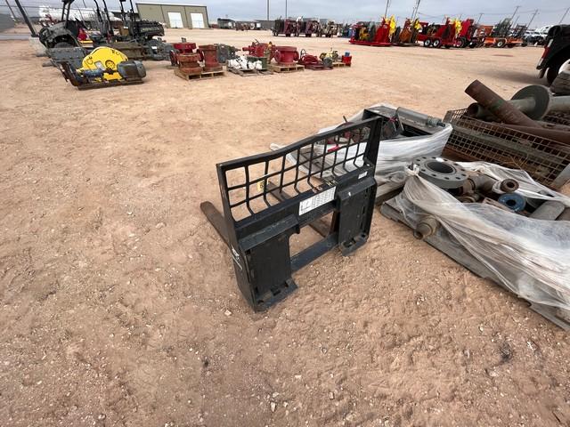 (8547) PALLET FORKS F/ SKID STEER