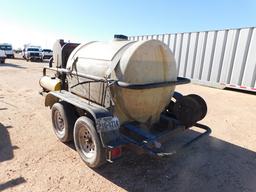 NORTH STAR PORTABLE STEAMER/ HIGH PRESSURE WASH TRAILER, T/A BALL HITCH, P/B KO