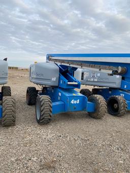 (8836) GENIE 4X4 S-65 EXTENDABLE BOOM MANLIFT P/B: PERKINS 4040 DIESEL, SHOWS 6,