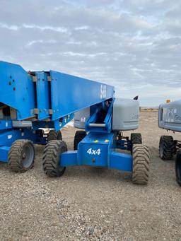 (8836) GENIE 4X4 S-65 EXTENDABLE BOOM MANLIFT P/B: PERKINS 4040 DIESEL, SHOWS 6,