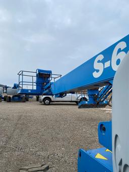 (8836) GENIE 4X4 S-65 EXTENDABLE BOOM MANLIFT P/B: PERKINS 4040 DIESEL, SHOWS 6,