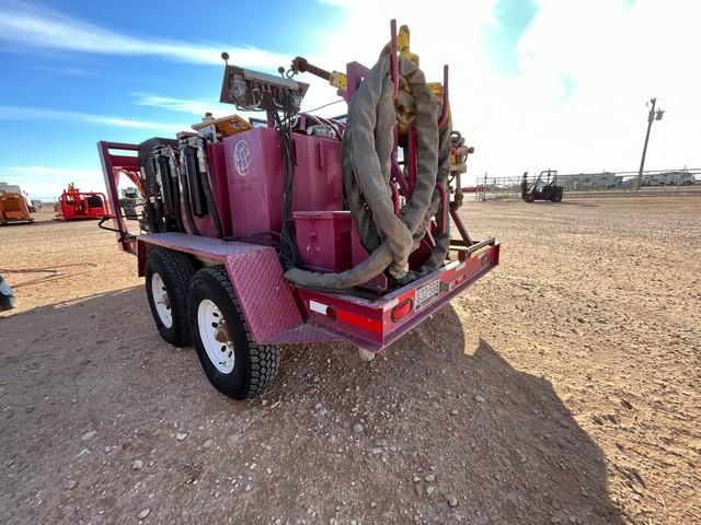 (X) 2008 LOGAN 85-TON POWER SWIVEL W/ T/A GN POWER SWIVEL TRAILER, HPU P/B CAT 3