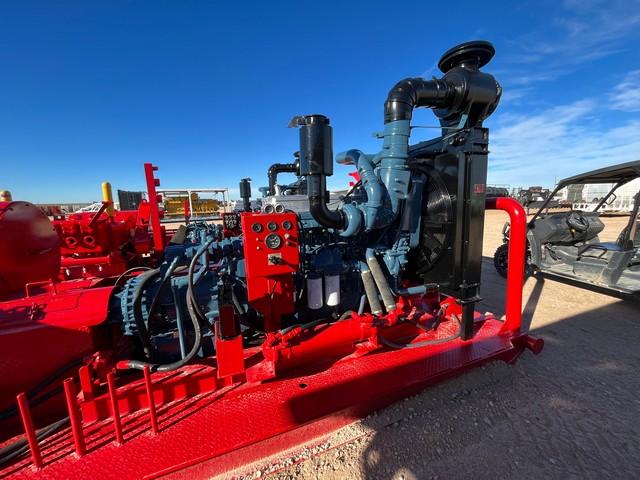 (12207) GARDNER DENVER PAH TRIPLEX MUD PUMP, P/B: DETROIT DIESEL S-60 12.7L ENGI