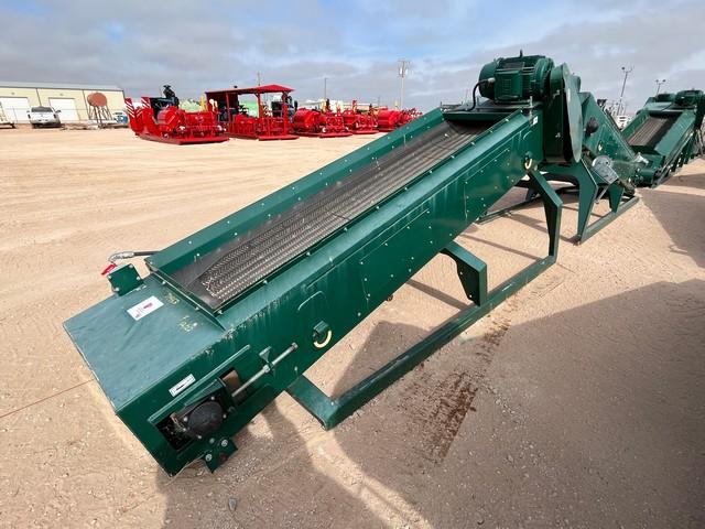 (71463) CONVEY-ALL 12' ADJ. HEIGHT CONVEYOR P/B: ELECTRIC MOTOR