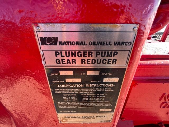 (27301) NATIONAL OILWELL JWS-340 TRIPLEX PUMP S# 65641 P/B: DETROIT DIESEL S-60