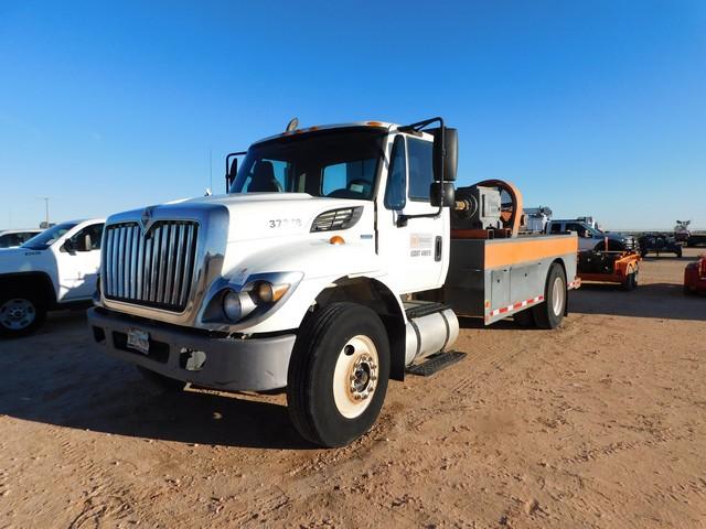 (X) (37278) 2011 INTERNATIONAL 7300 S/A HYDRO TEST TRUCK, VIN- 1HTZZAAN5BJ386248