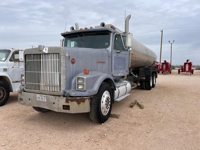 (X) 1989 INTERNATIONAL F-9300 T/A BOBTAIL FLUID HAUL TRUCK, VIN: 2HSFEX6R9KC0222