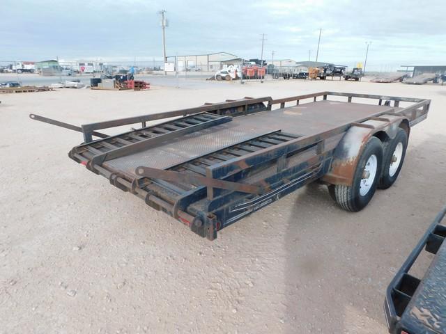 (X) 1999 18' T/A BP HEAVY DUTY EQUIPMENT / UTILITY TRAILER, VIN: 4C8FS1825XA0028