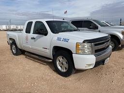 (X) 2008 CHEVY SILVERADO 1500 LT VORTEC MAX 4X4 EXT CAB PICKUP, VIN: 2GCEK19Y981