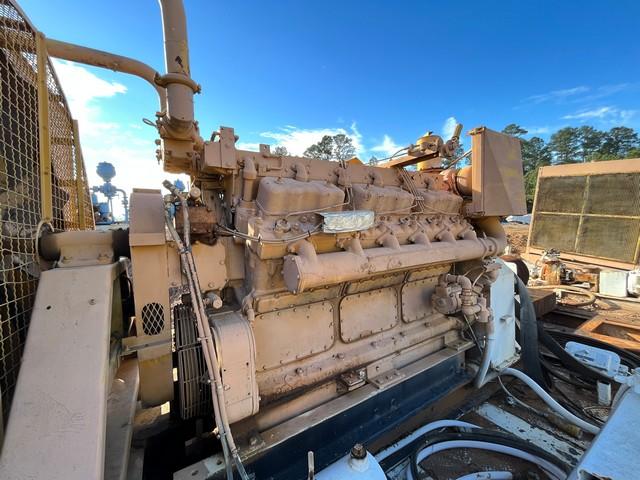 (5461) CAT D-398 TWIN TURBO DIESEL ENGINE W/ RADIATOR, CLUTCH & AIR STARTER, 6X5