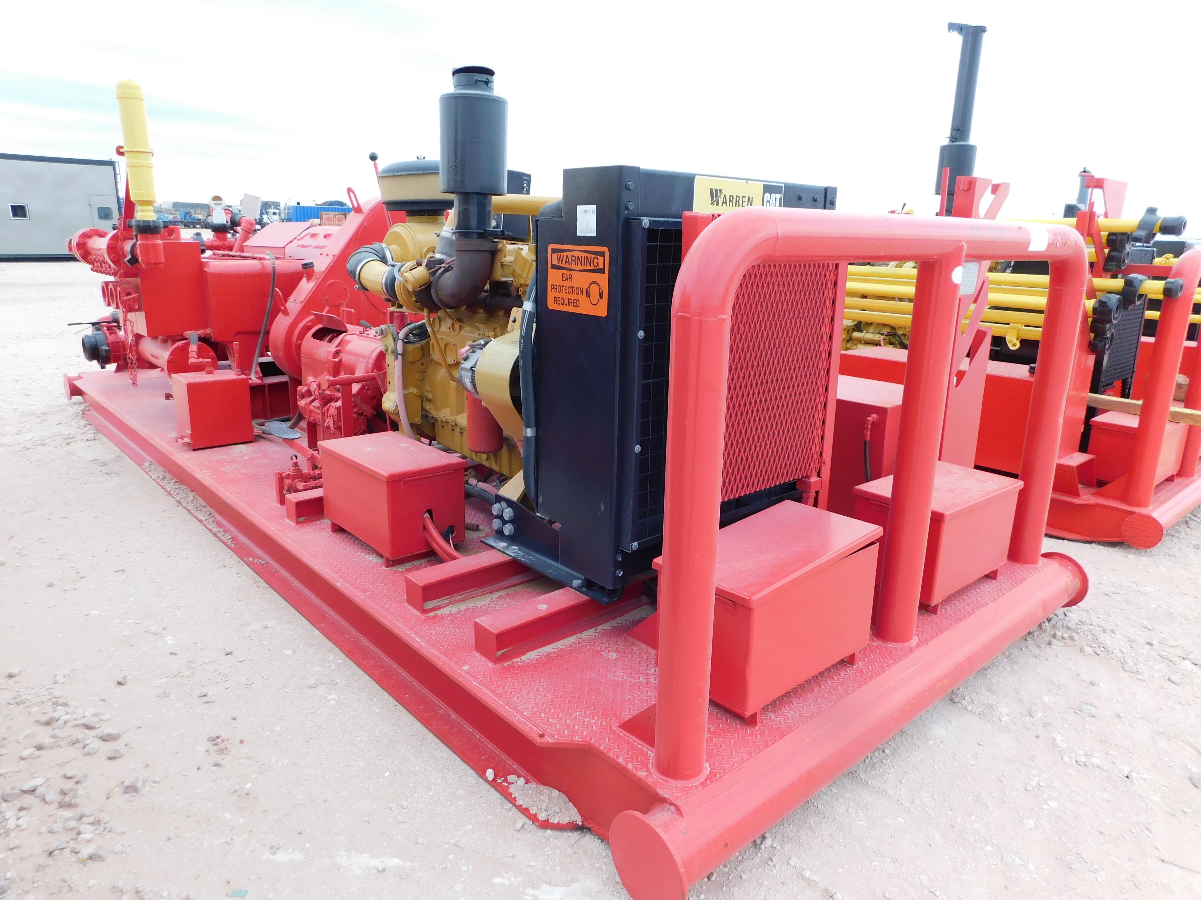 2014 GARDNER DENVER PAH TRIPLEX PUMP, W/ PRESSURE GAUGE, MANIFOLD, FLO METER, P/