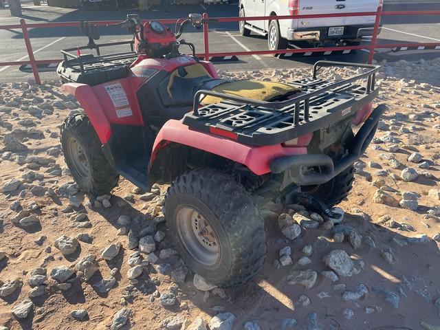 (6301) POLARIS SPORTSMAN 500 H.O. 4-WHEELER W/ STORAGE & GUN RACKS, SHOWS 318 HR