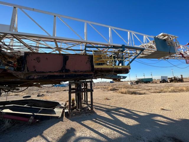 500 BBL ROUND FRAC TANK, SKIDDED